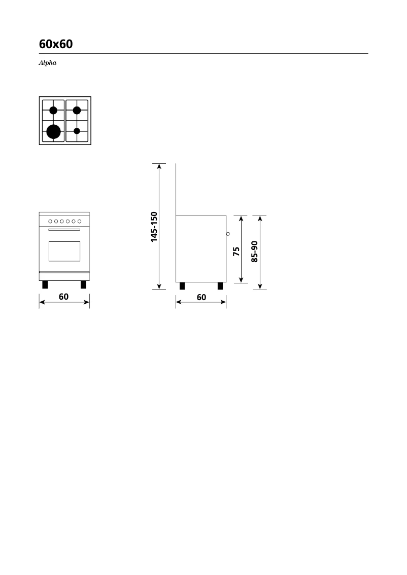 Page 1 de la notice Mode d'emploi Glem Gas A664VX