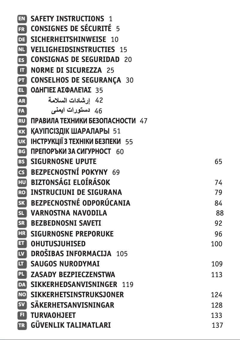 Page 1 of the manual User Manual Tefal QB413H