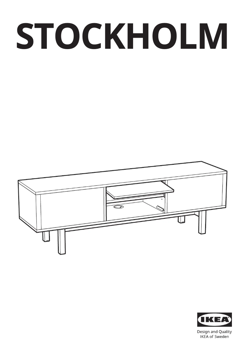 Page 1 de la notice Manuel utilisateur Ikea STOCKHOLM 602.397.15