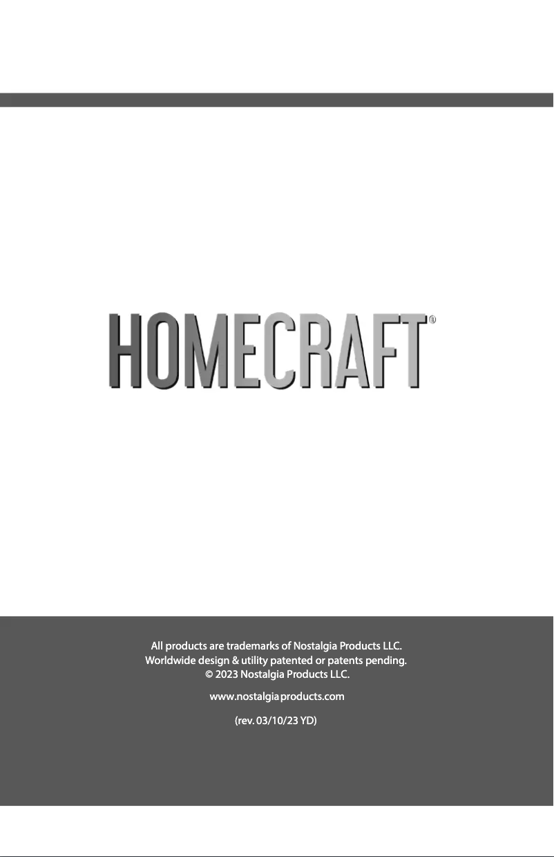 Page 1 de la notice Manuel utilisateur HomeCraft HCBS25SS