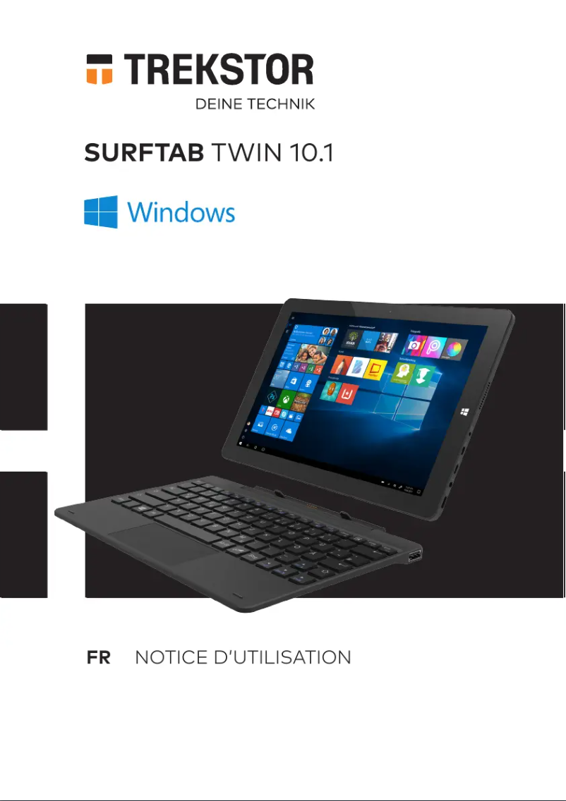 Página 1 del manual Manual de usuario TrekStor SurfTab twin 10.1