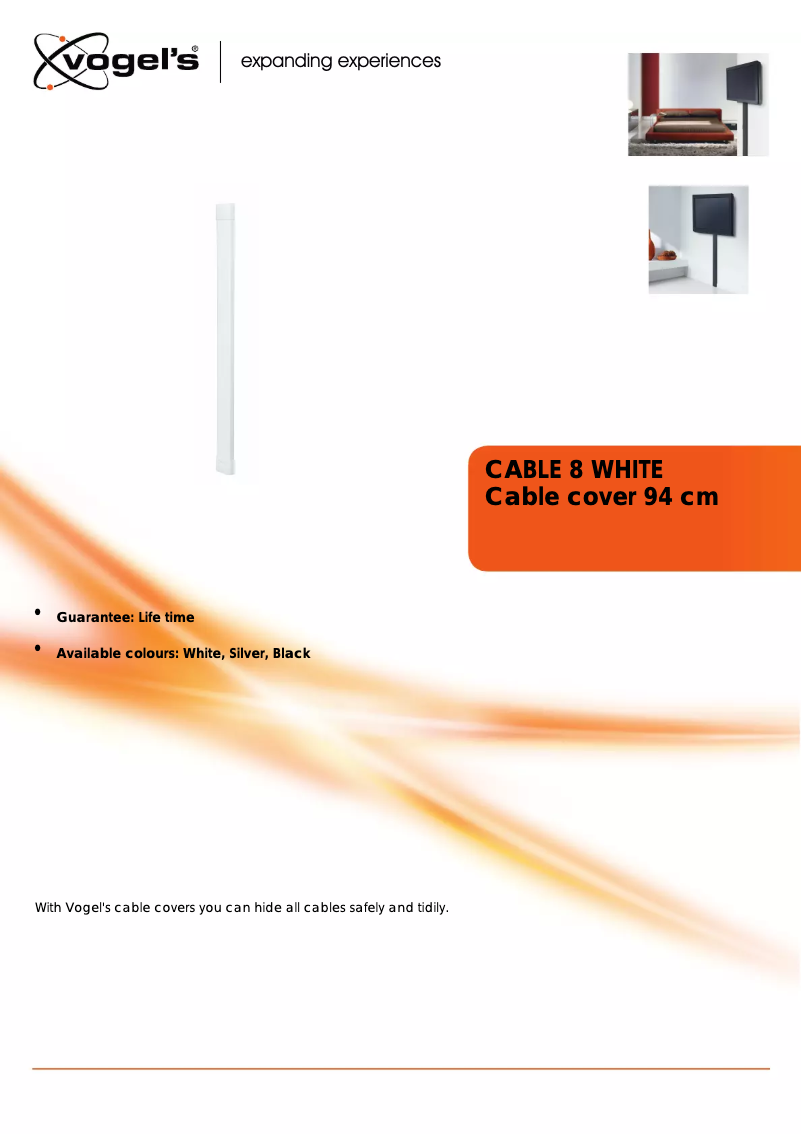 Page 1 de la notice Manuel utilisateur Vogel's 8357411