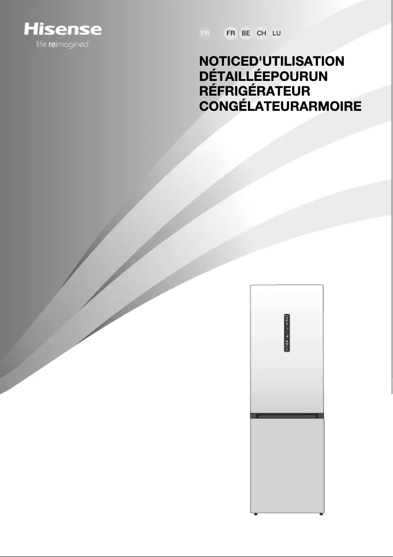 Page 1 de la notice Manuel utilisateur Hisense RB470N4CID