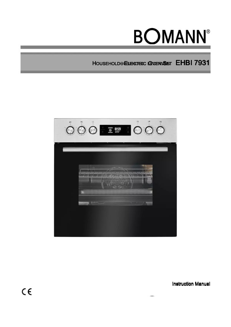 Page 1 de la notice Manuel utilisateur Bomann EHBI 7931