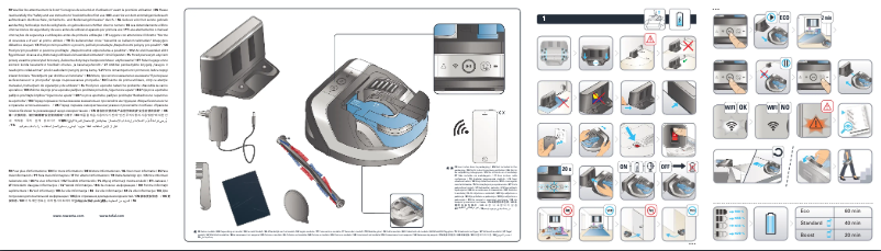 Page 1 de la notice Manuel utilisateur Rowenta Smart Force Cyclonic Connect RR8021WH