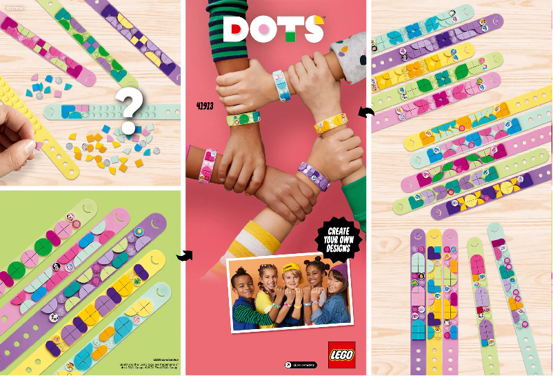 Page 1 de la notice Manuel utilisateur Lego DOTS 41913
