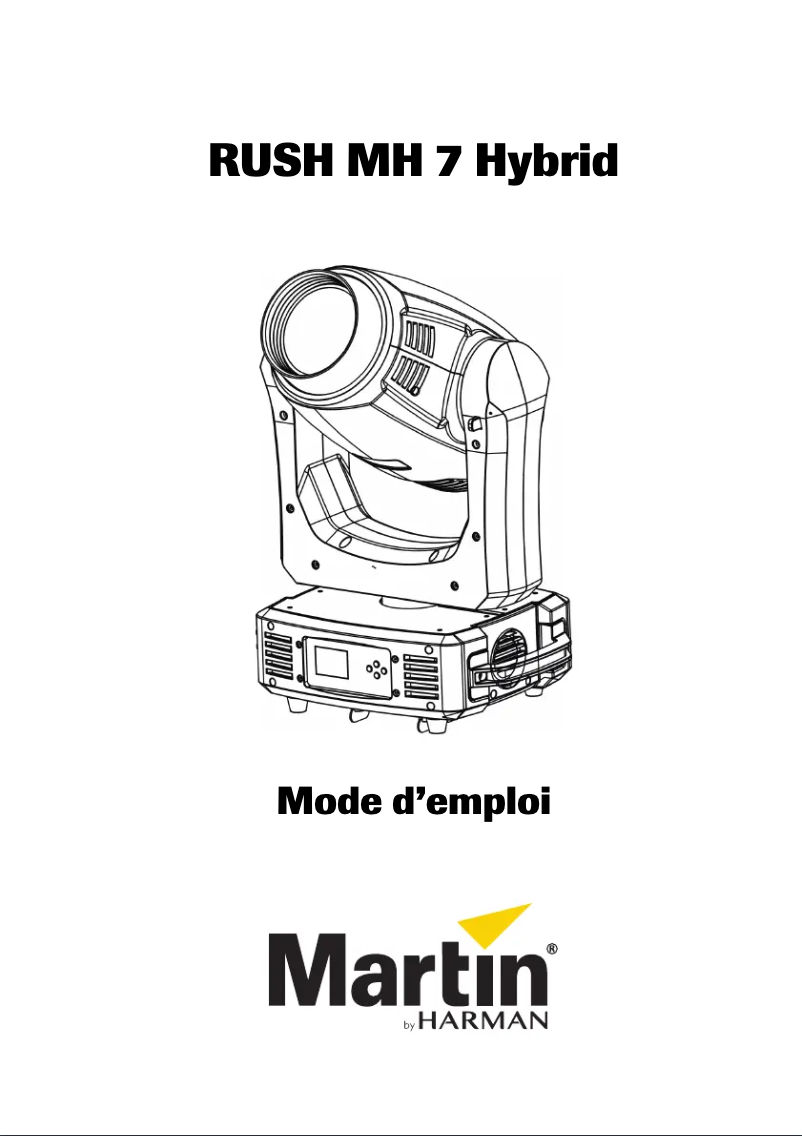 Page 1 de la notice Manuel utilisateur Martin Rush MH 7 Hybrid