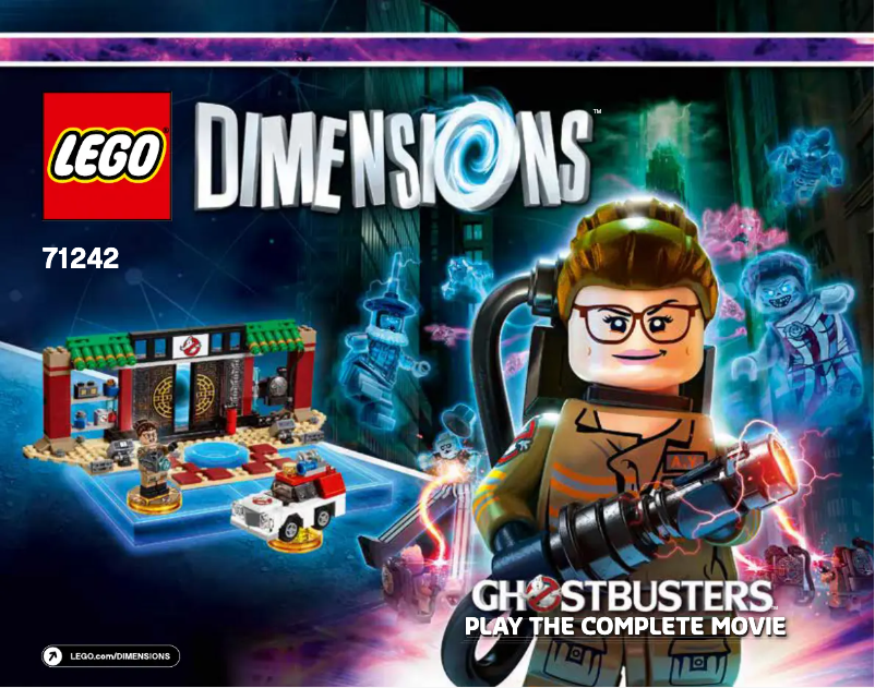 Page 1 de la notice Manuel utilisateur Lego Ghostbusters Story Pack 71242