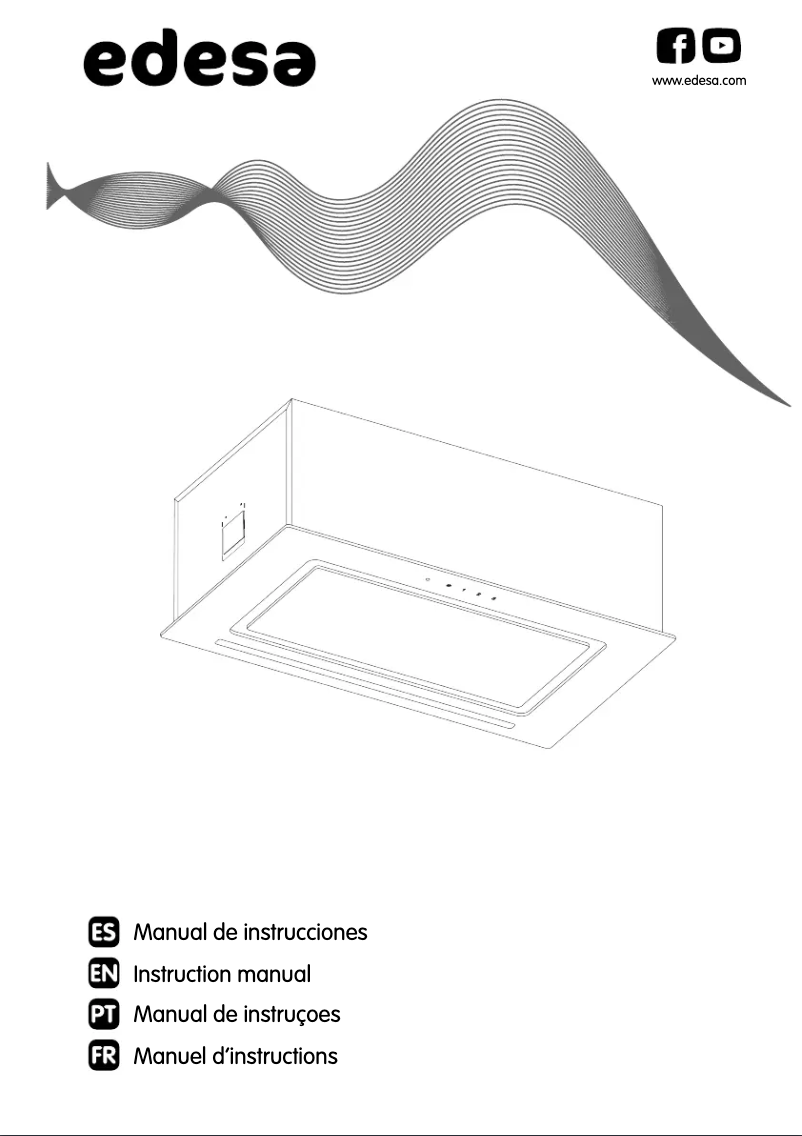 Page 1 de la notice Manuel utilisateur Edesa ECG-8632 GBK