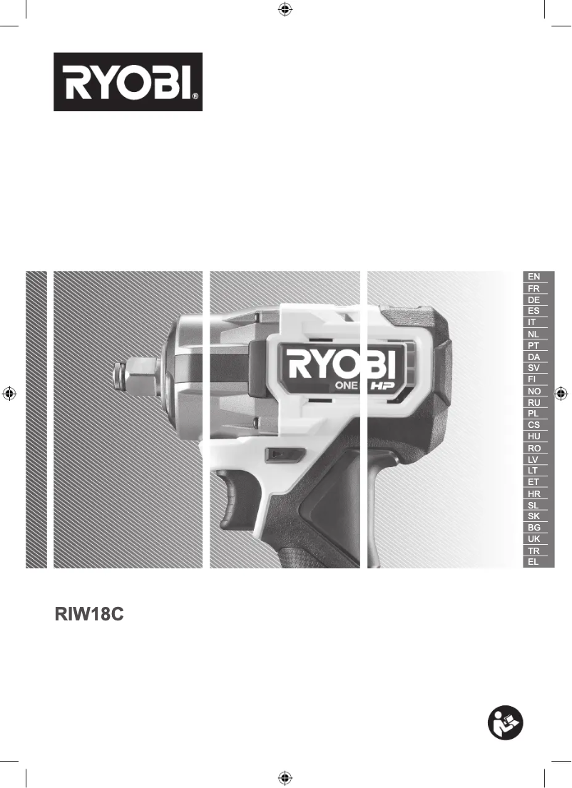 Page 1 de la notice Manuel utilisateur RYOBI One+ RIW18C