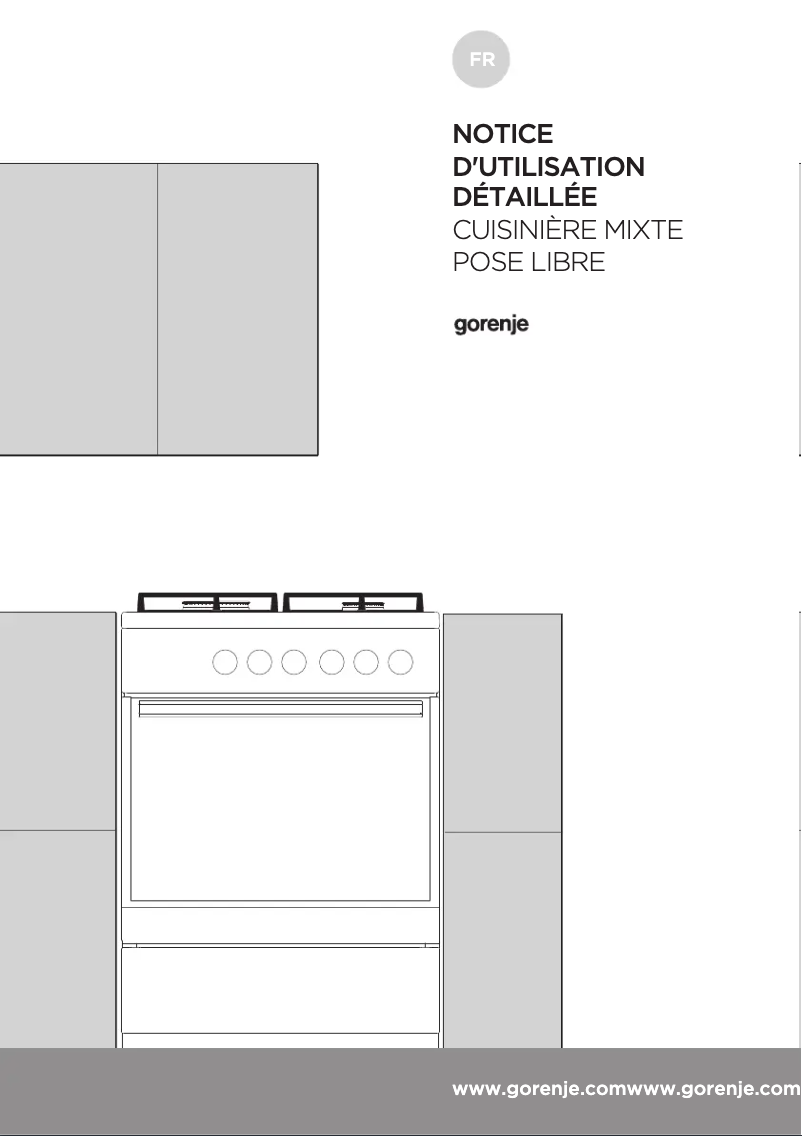 Página 1 del manual Manual de usuario Gorenje K627E112WKC