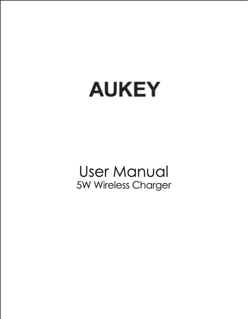 Page 1 de la notice Manuel utilisateur Aukey CB-C74