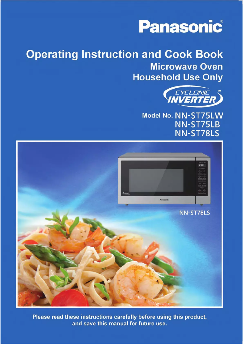 Page 1 de la notice Manuel utilisateur Panasonic NN-ST75LW