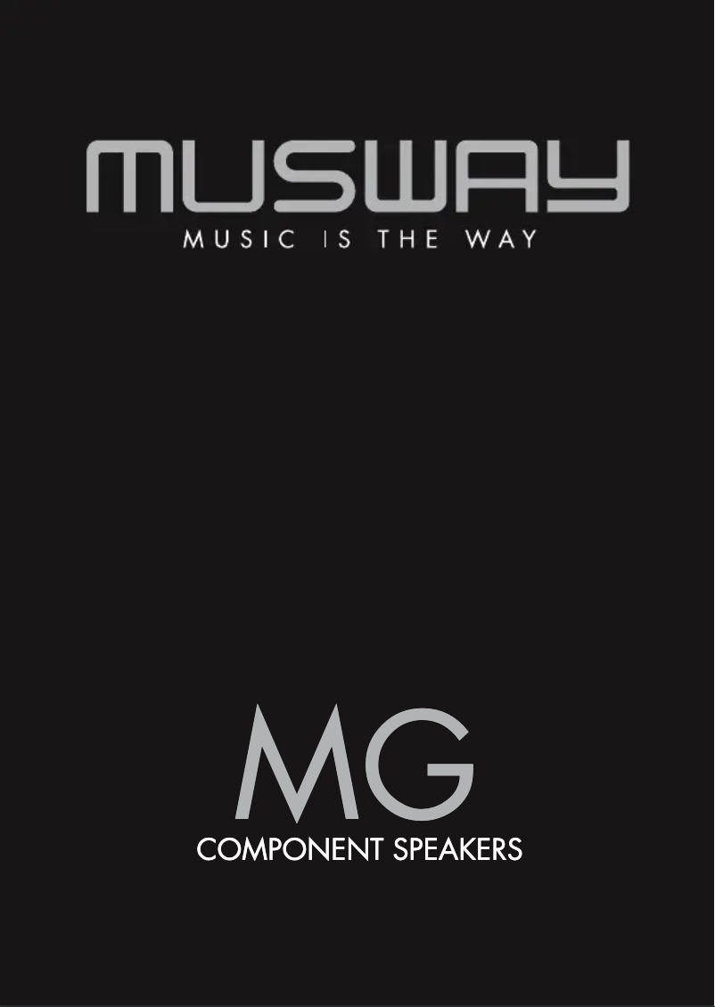 Page 1 de la notice Manuel utilisateur Musway MG6.2W