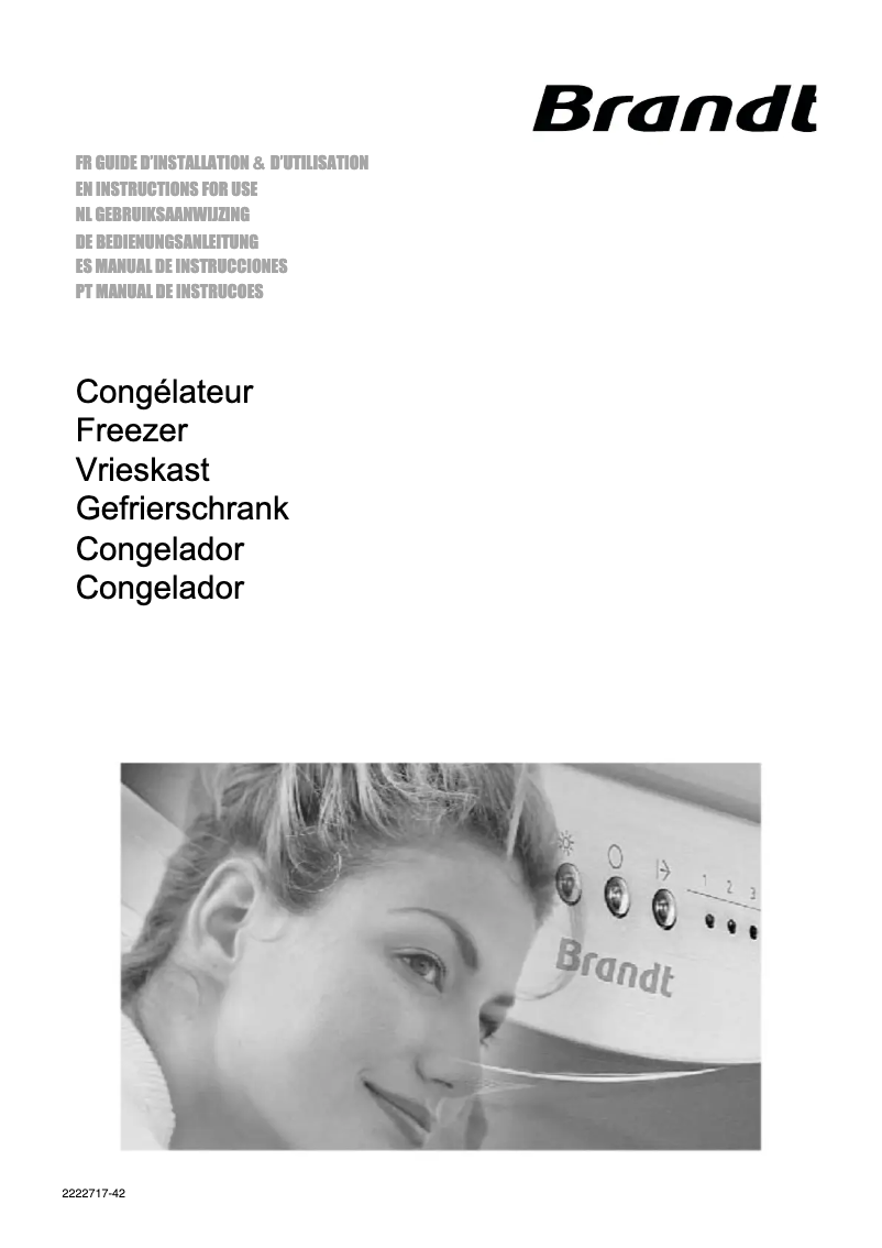 Page 1 de la notice Manuel utilisateur Brandt FB1000E