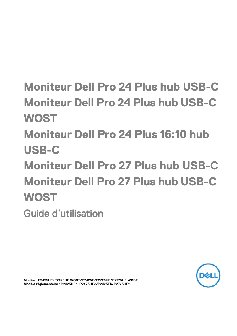 Página 1 del manual Manual de usuario Dell P2425E