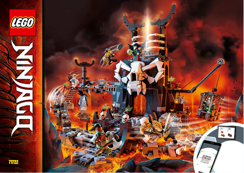 Page 1 de la notice Manuel utilisateur Lego Ninjago 71722