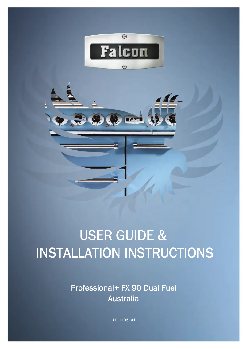 Page 1 of the manual User Manual Falcon Professional+ FX 90 Dual Fuel
