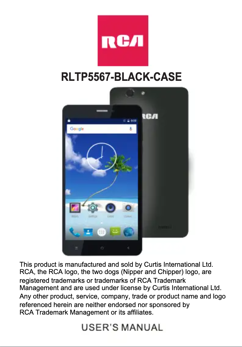 Página 1 del manual Manual de usuario RCA RLTP5567