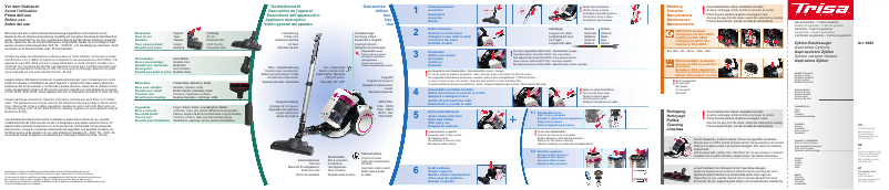 Page 1 of the manual User Manual Trisa Comfort Clean T8677