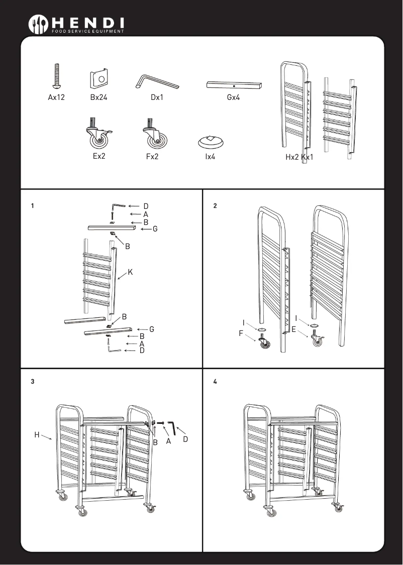 Page 1 de la notice Manuel utilisateur Hendi 810569