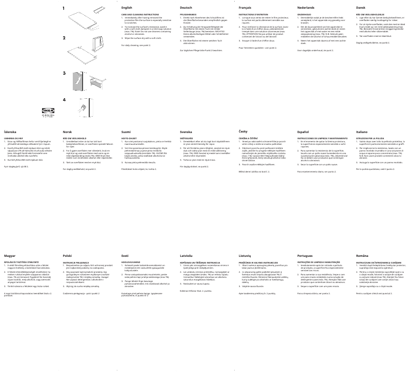 Page 1 de la notice Manuel utilisateur Ikea FARDAL 704.730.29