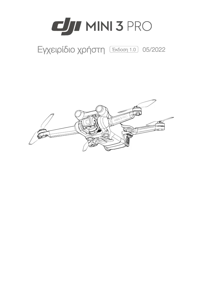 Page 1 de la notice Manuel utilisateur DJI Mini 3 Pro