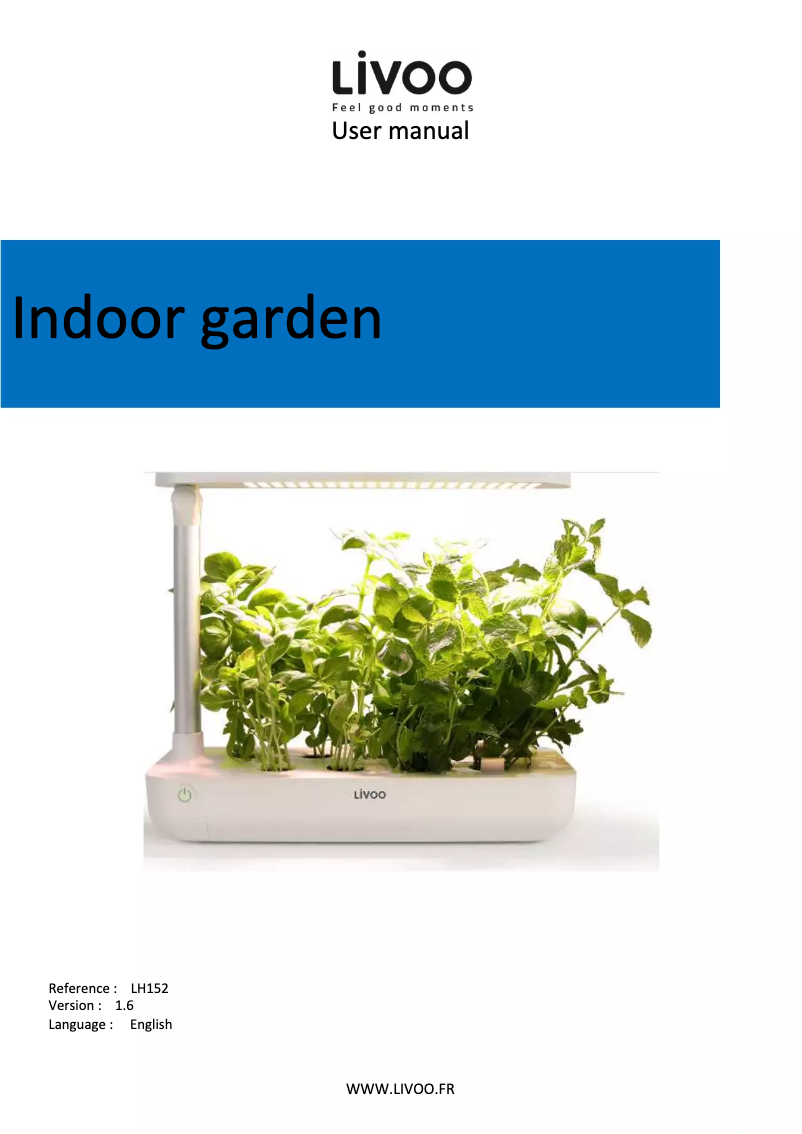 Page 1 de la notice Manuel utilisateur Livoo LH102