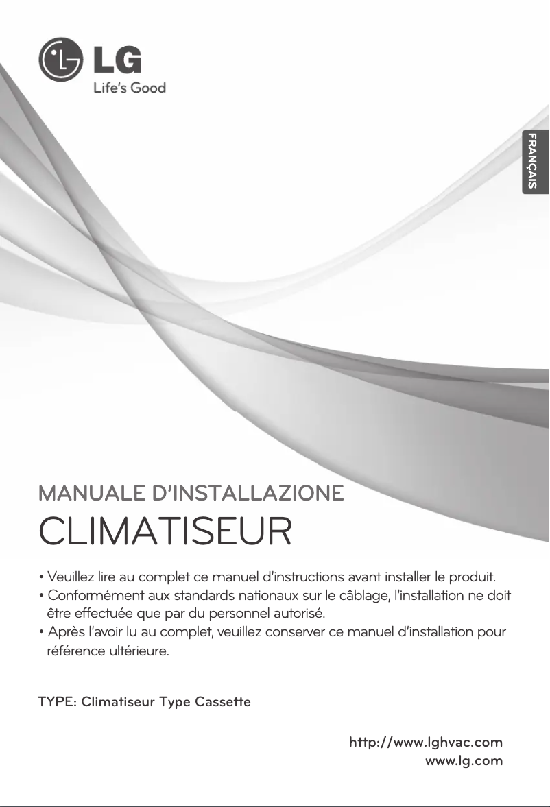 Page 1 of the manual User Manual LG ARNU073TRC2