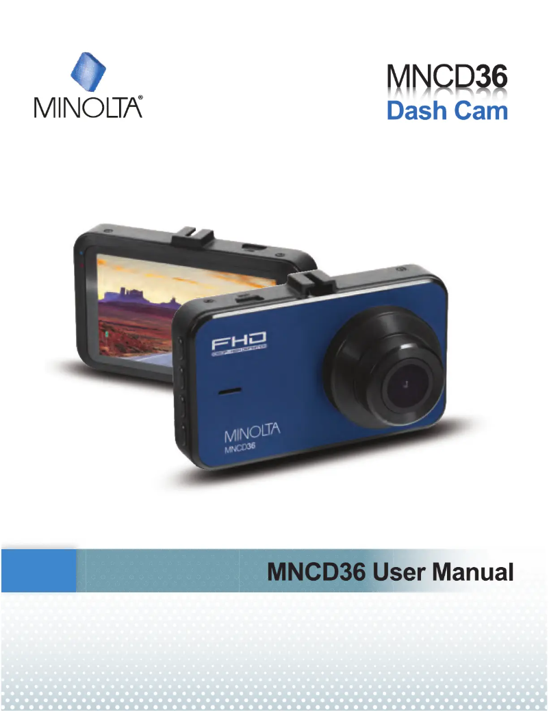 Página 1 del manual Manual de usuario Minolta MNCD36