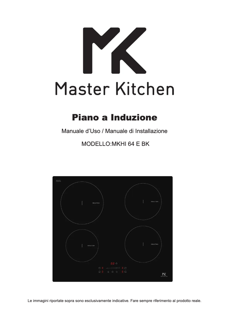 Page 1 de la notice Manuel utilisateur Master Kitchen MKHI 64 E BK