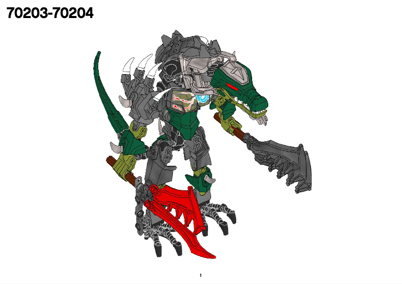 Página 1 del manual Manual de usuario Lego Chi Worriz