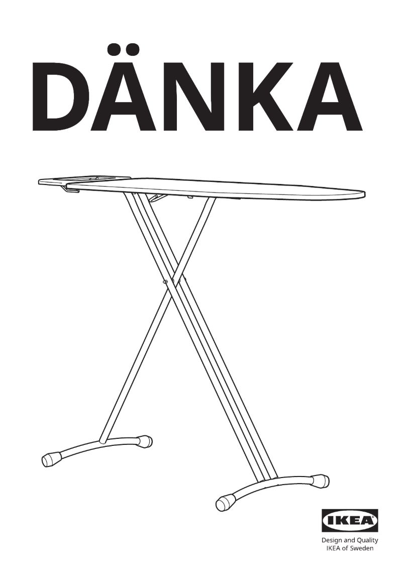 Page 1 de la notice Manuel utilisateur Ikea DÄNKA