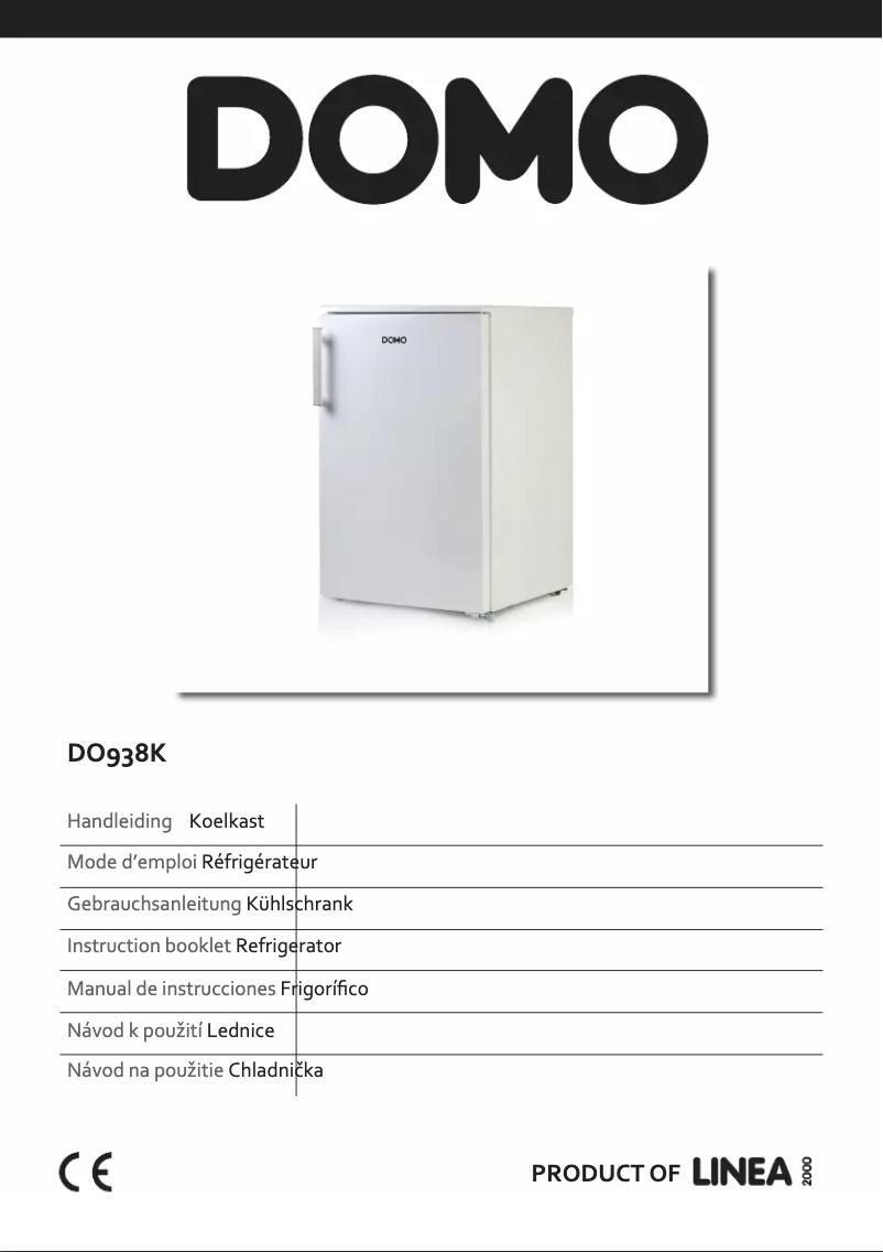 Page 1 de la notice Manuel utilisateur Domo DO938K