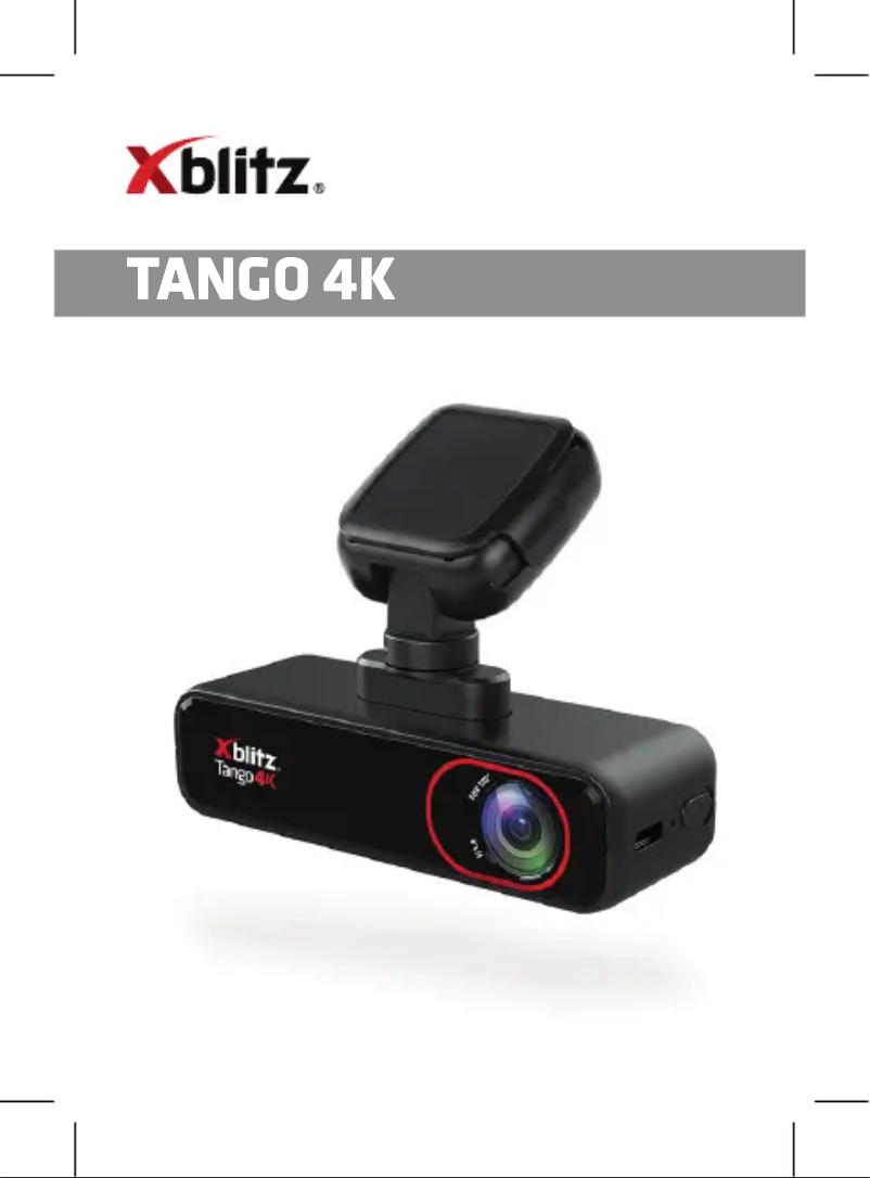 Page 1 de la notice Manuel utilisateur Xblitz TANGO 4K