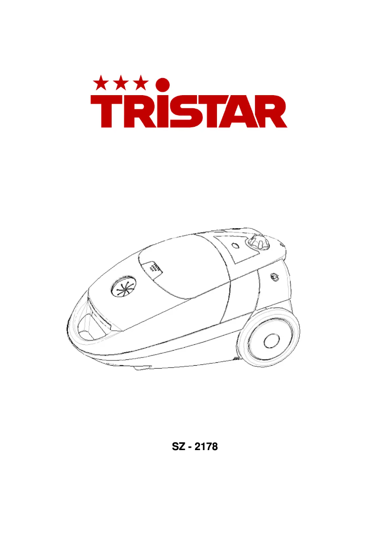 Page 1 de la notice Manuel utilisateur TriStar SZ-2178