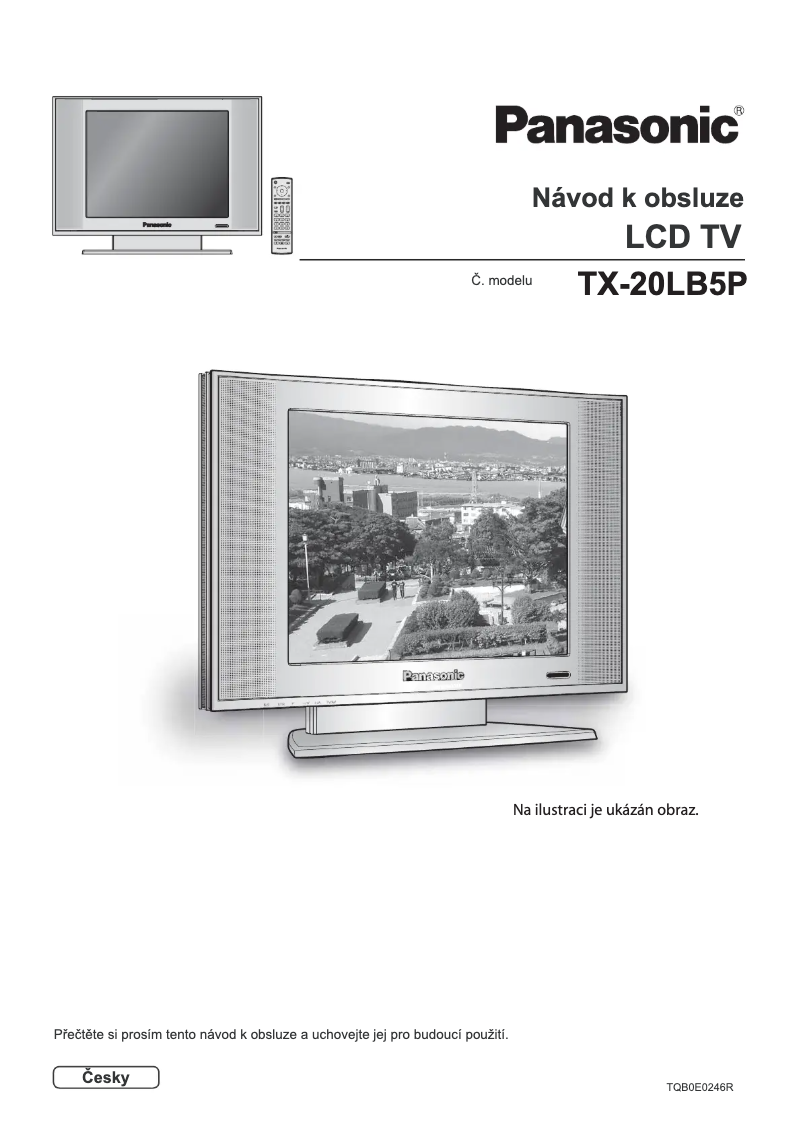 Page 1 of the manual User Manual Panasonic Viera TX-20LB5P