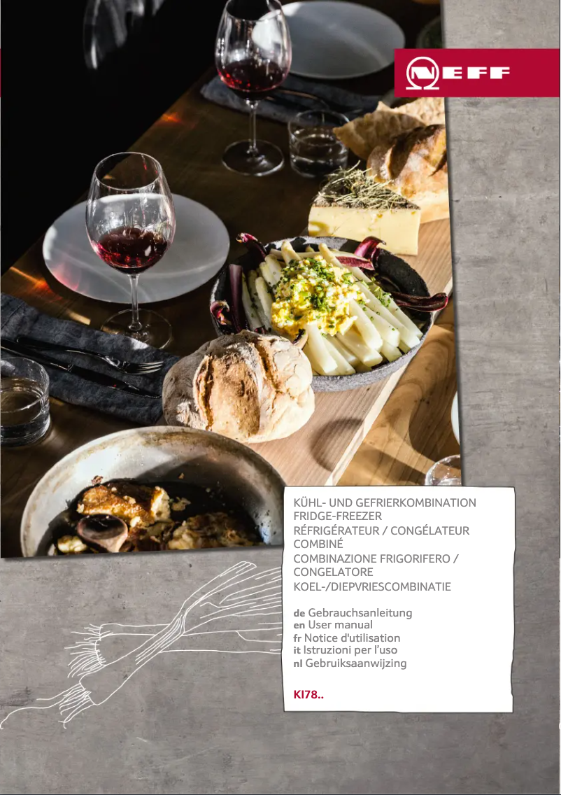 Page 1 de la notice Manuel utilisateur Neff KI7862F30