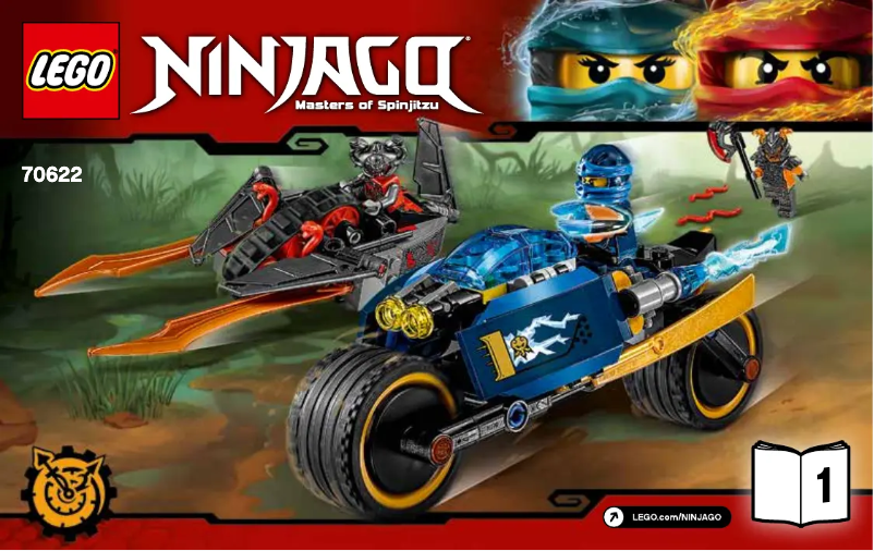 Page 1 of the manual User Manual Lego Ninjago 70622