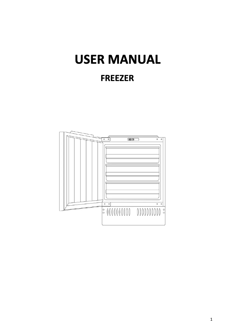 Page 1 de la notice Manuel utilisateur Candy CFU 135 NEK/N