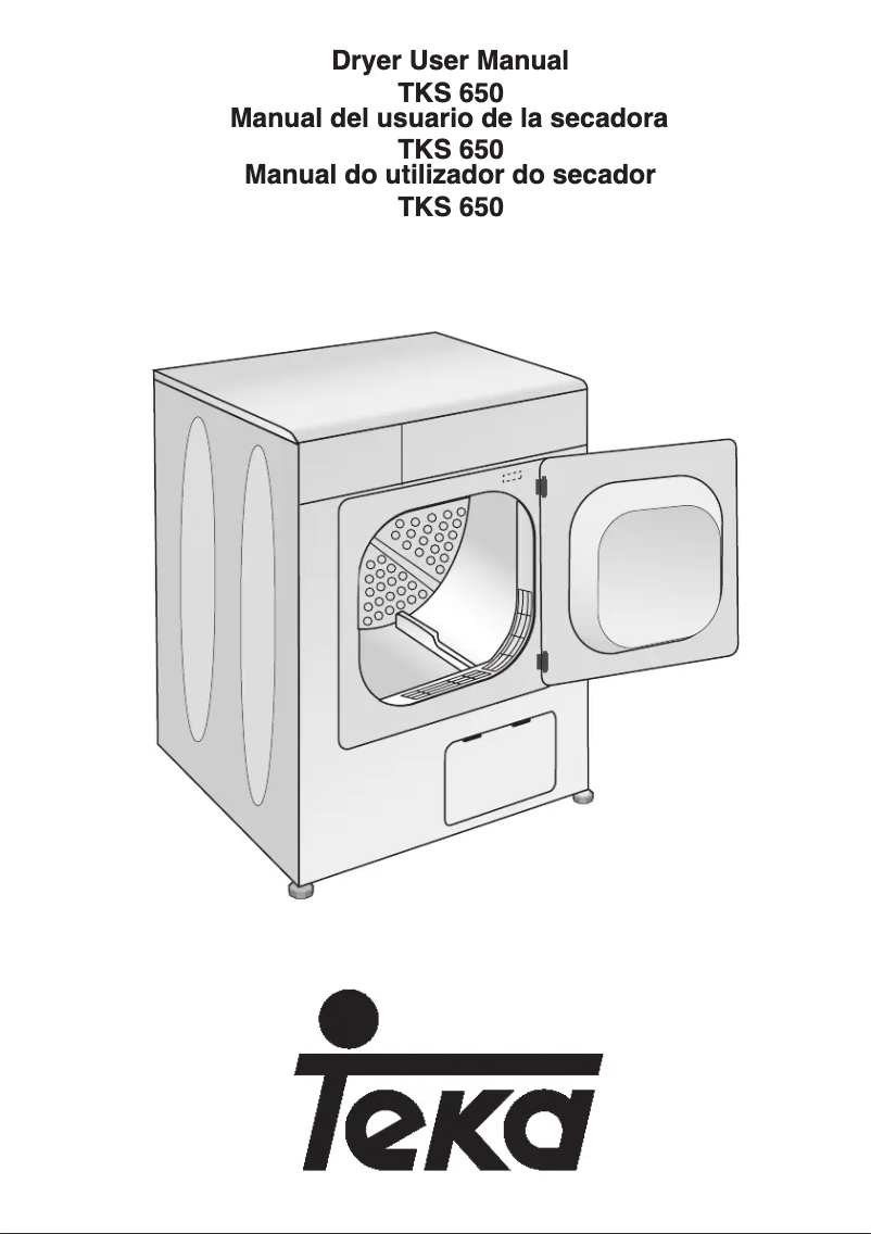 Page 1 de la notice Manuel utilisateur Teka TKS 650