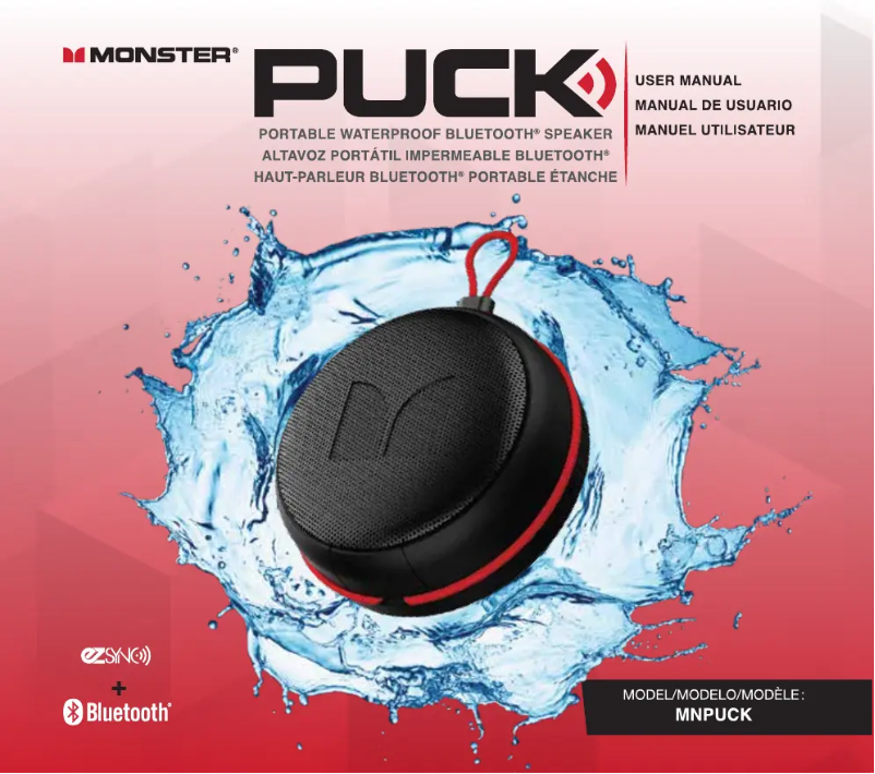 Page 1 de la notice Manuel utilisateur Monster Puck