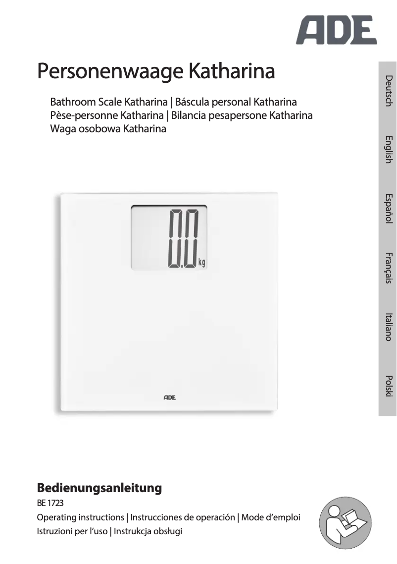 Page 1 de la notice Manuel utilisateur ADE Katharina BE 1723