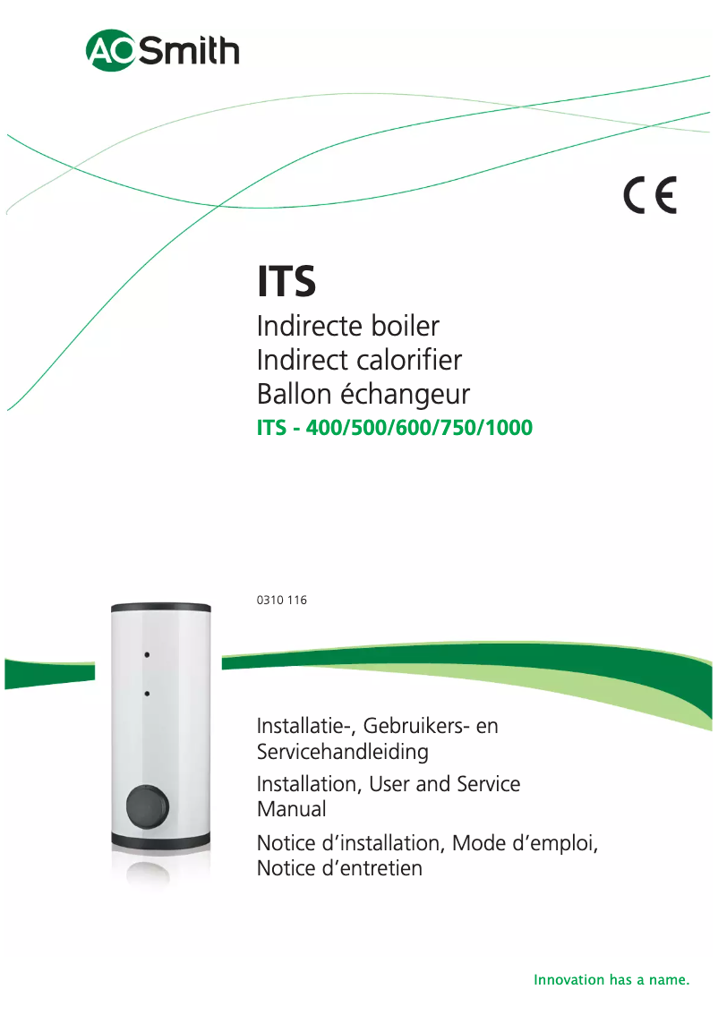 Página 1 del manual Manual de usuario A.O. Smith ITS 400