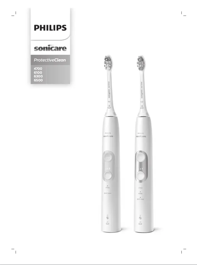 Página 1 del manual Manual de usuario Philips Sonicare ProtectiveClean 6100 HX6871
