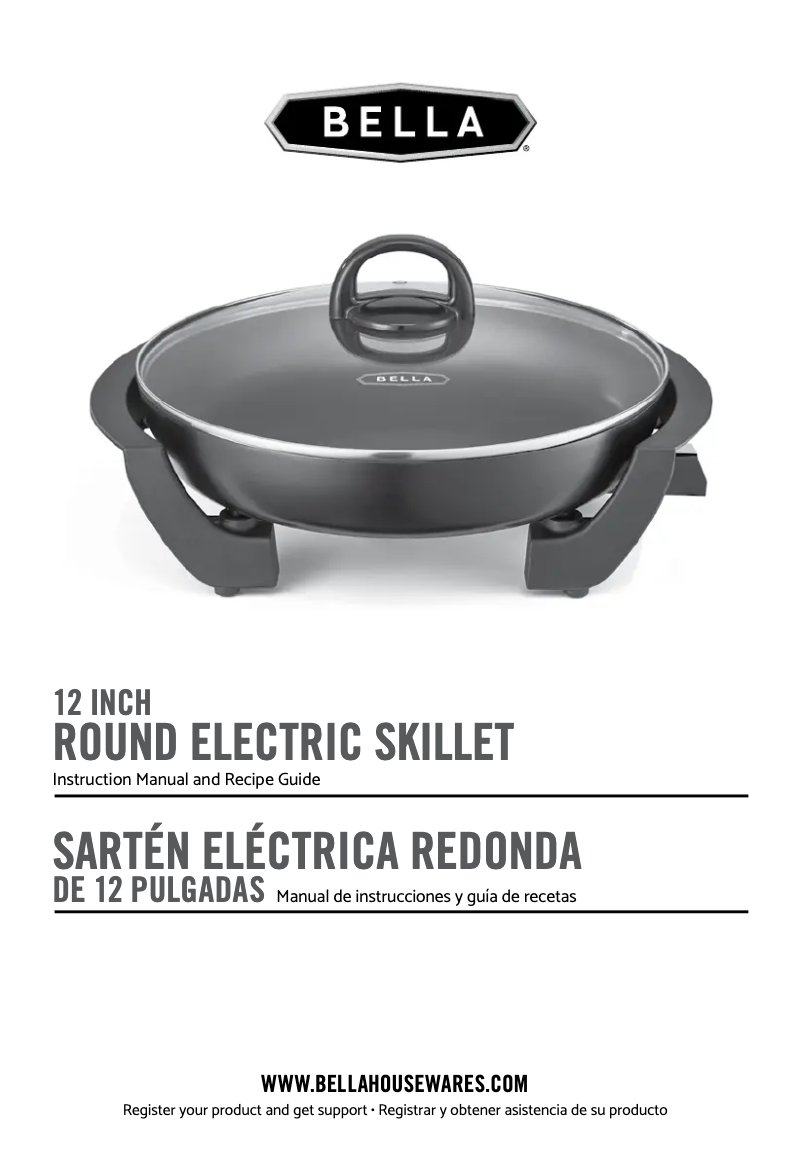 Page 1 de la notice Manuel utilisateur Bella Two Tier Food Steamer