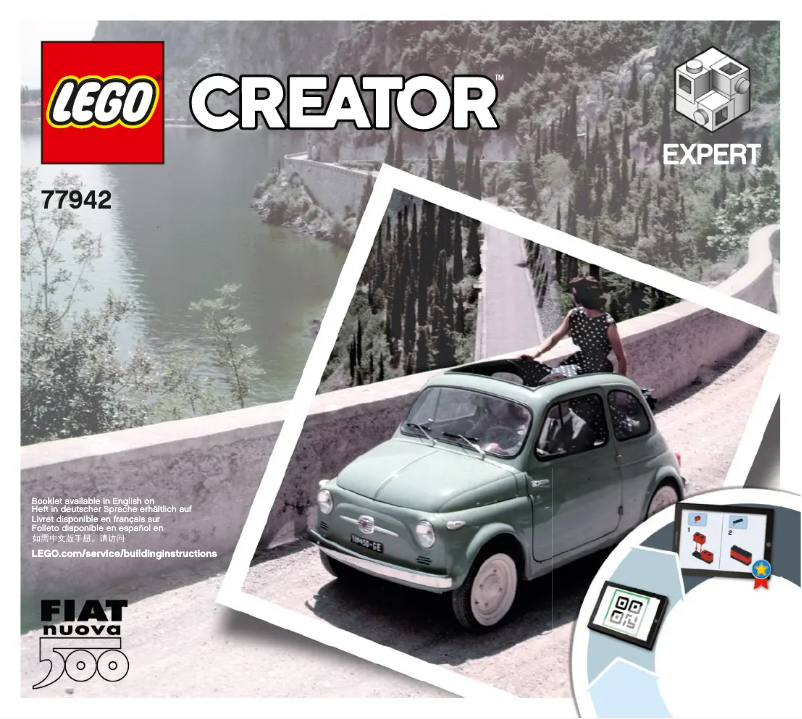 Page 1 de la notice Manuel utilisateur Lego Creatorexpert 77942