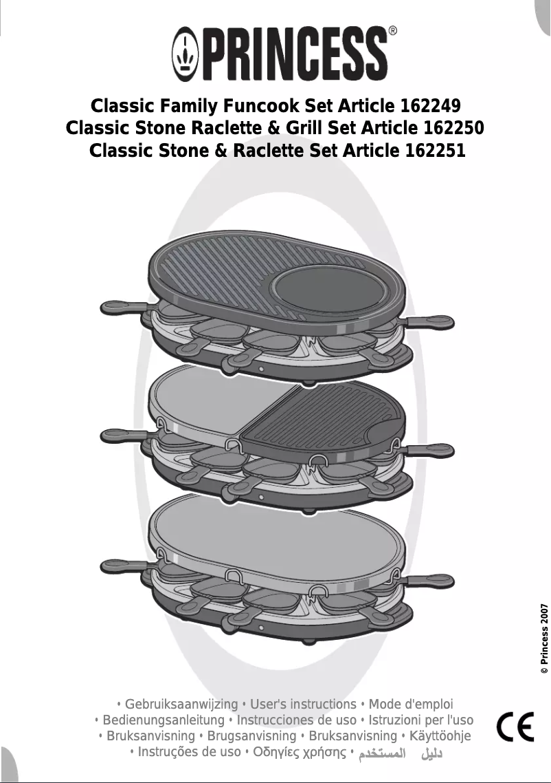 Page 1 de la notice Manuel utilisateur Princess 162251