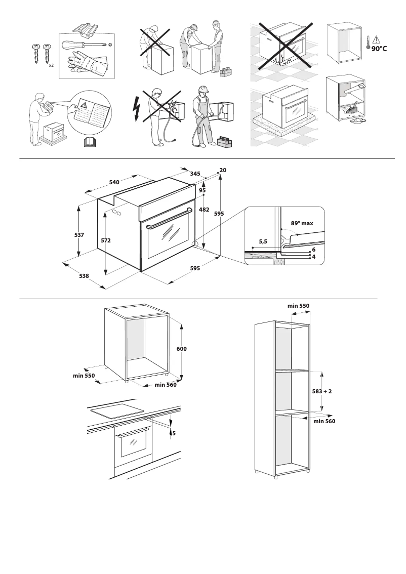 Página 1 del manual Instrucciones de seguridad Whirlpool W11 OM1 4MS2 P
