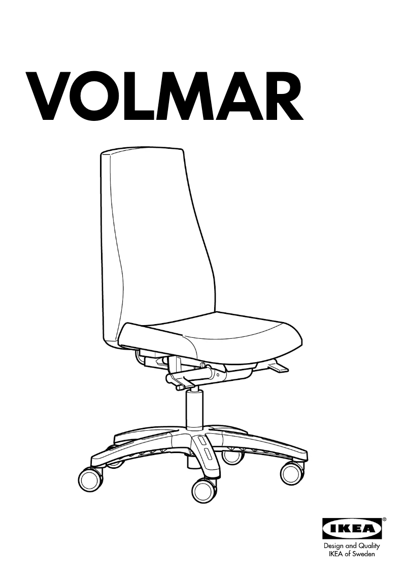 Page 1 de la notice Manuel utilisateur Ikea VOLMAR